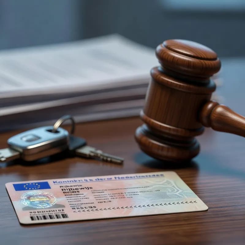 Cofnięcie prawa jazdy w Holandii — ontzegging rijbevoegdheid