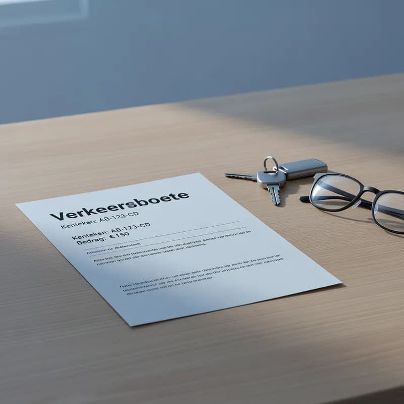 Mandaty i kary drogowe w Holandii — boete, CJIB i odwołanie