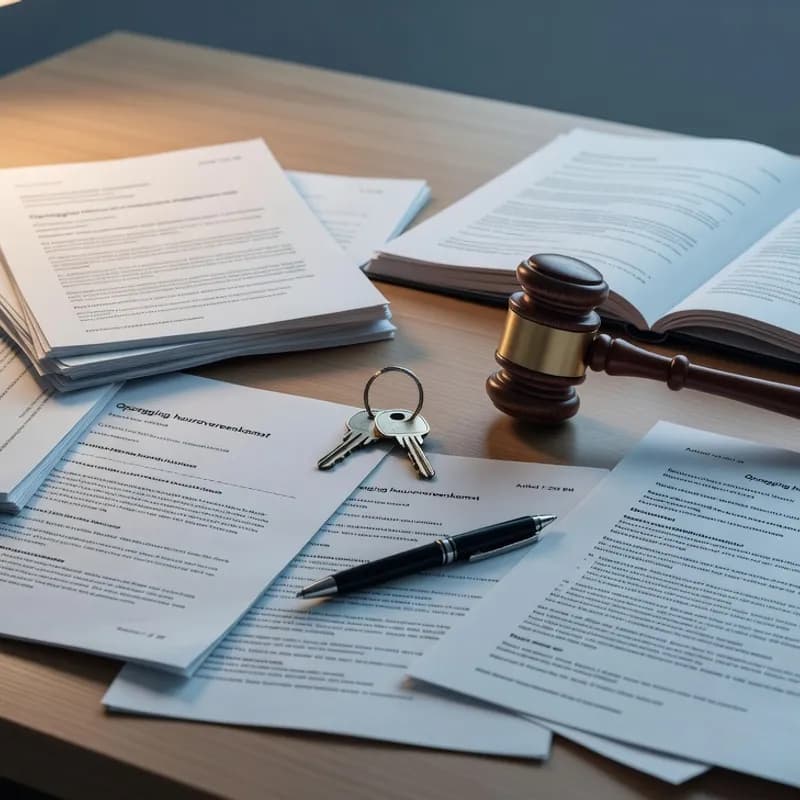 Huurcontract opzeggen — jak prawidłowo wypowiedzieć umowę najmu