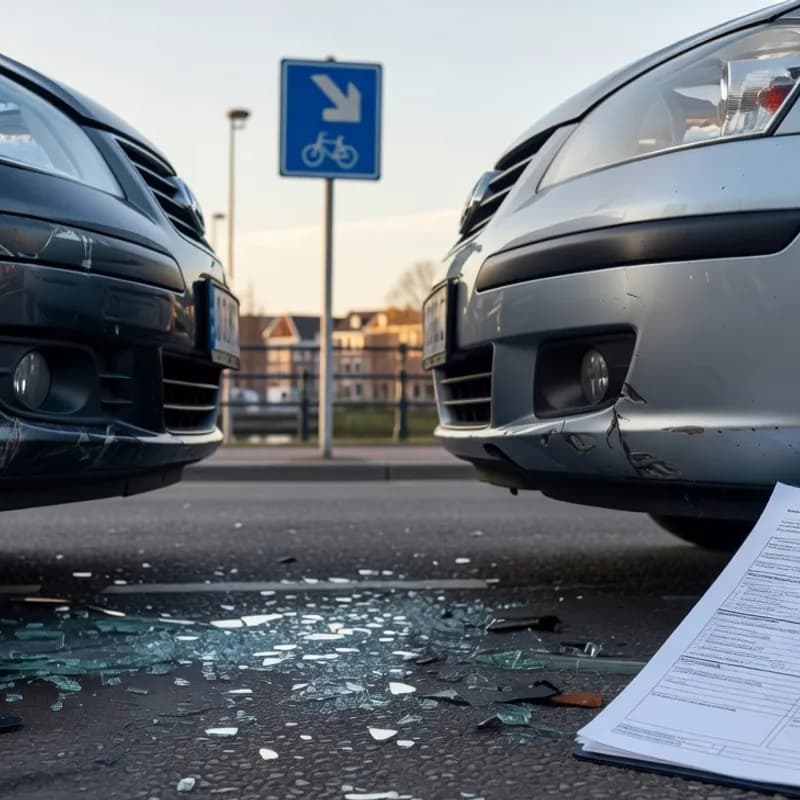 Wypadek drogowy w Holandii — co robić krok po kroku