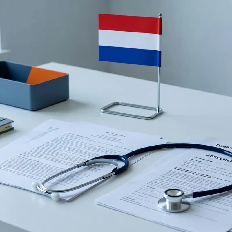 Choroba a praca tymczasowa w Holandii