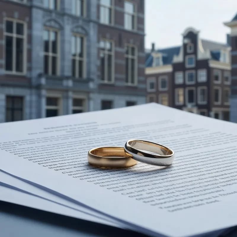 Huwelijkse voorwaarden — intercyza i majątek w małżeństwie w Holandii